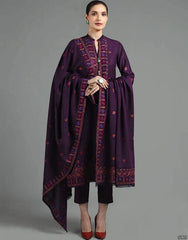 Queens’s Knit I Unstitched 3PC Wool Marina