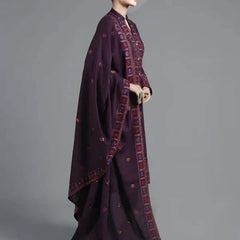 Queens’s Knit I Unstitched 3PC Wool Marina