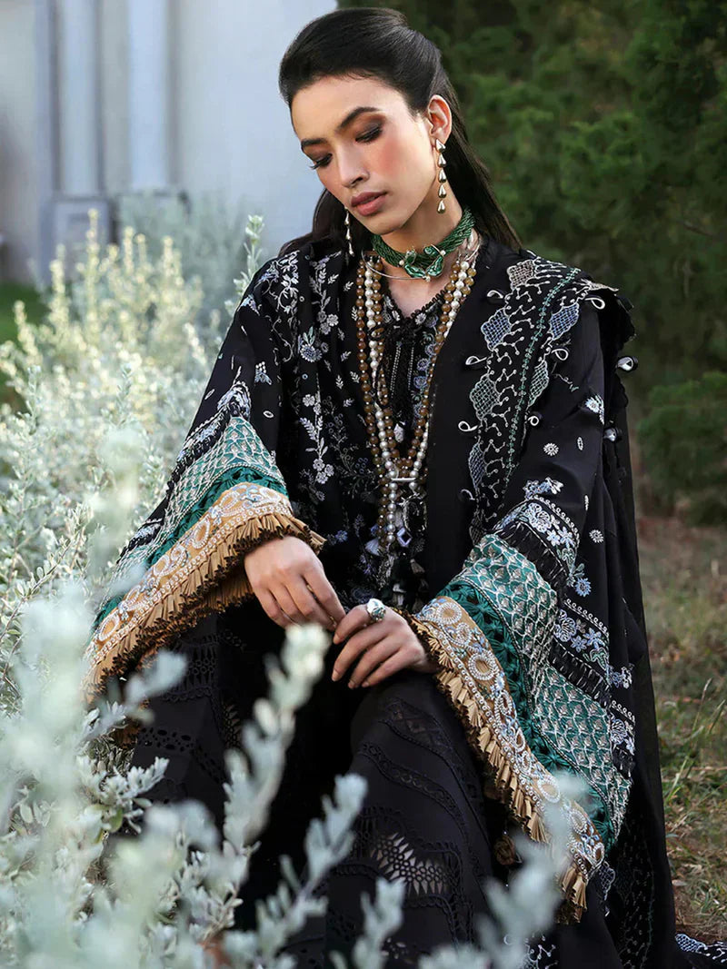 Black Flame I Unstitched 3PC Wool Marina