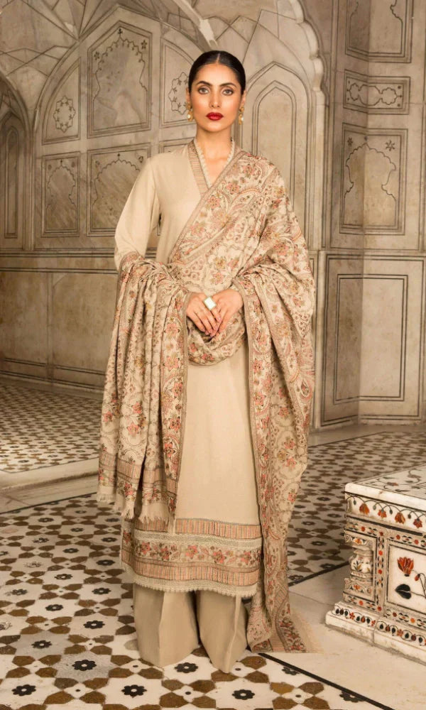 Snow Velvet I Unstitched 3PC Marina Wool