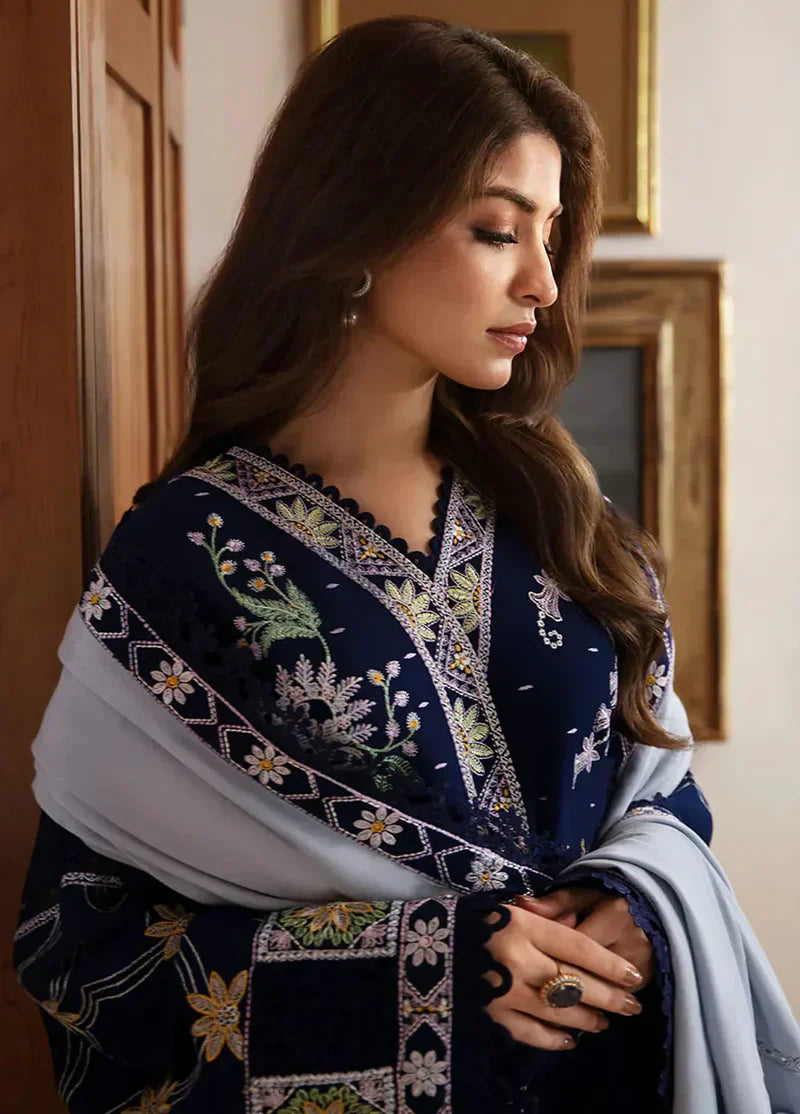 Frost Monarch I Unstitched 3PC Marina Wool